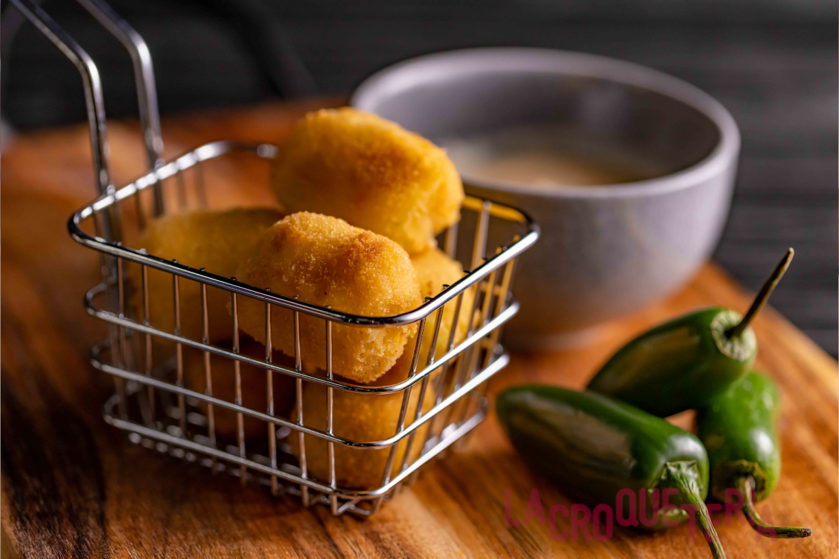 Load video: La Croqueteria shows you in this video how to fry croquettes at home. The authentic Spanish bechamel croquettes, made in Melbourne and delivered to your door are very easy to cook.